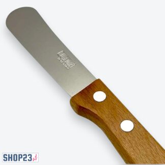 Quttin Natura Buttermesser – 16,5 cm – Edelstahlklinge & Holzgriff – Ideal für Butter & Aufstriche