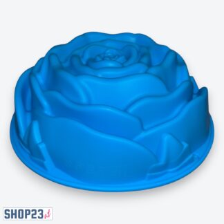 Silikon-Backform „Rose Cake“ – Ø 24 cm – 1,2 L – BPA-frei & hitzebeständig – Blau