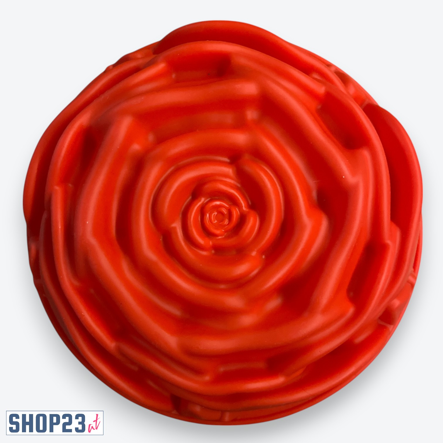 Silikon-Backform „Rose Cake“ – Ø 24 cm – 1,2 L – BPA-frei & hitzebeständig – Rot – Bild 4